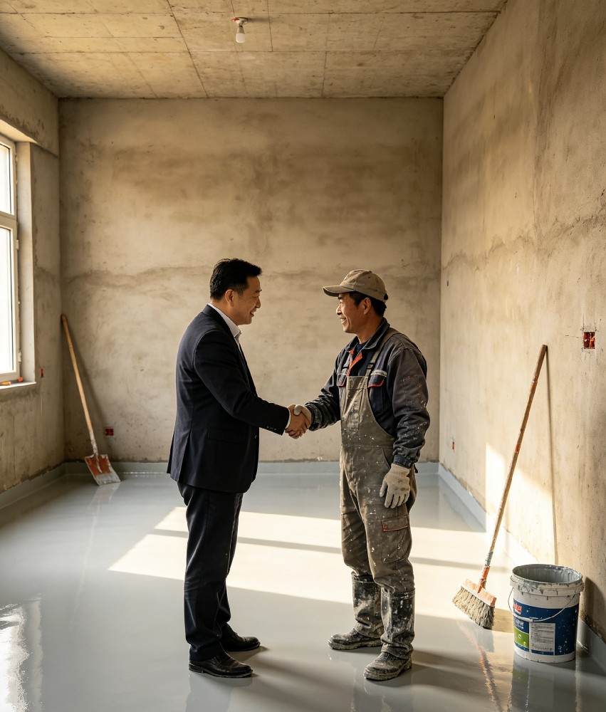 食品厂厂长：聚脲地面易打扫，卫生评级升了级！